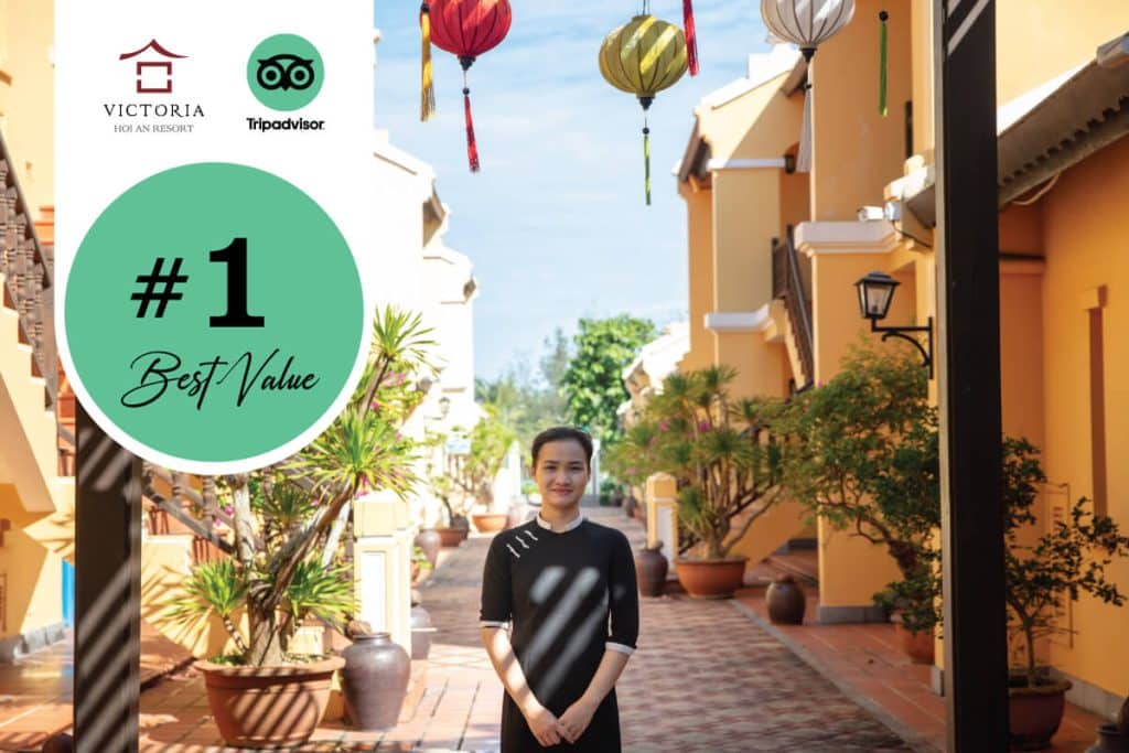 Victoria Hoi An Beach Resort & Spa ranked #1 Beachfront Resort in Hoi An